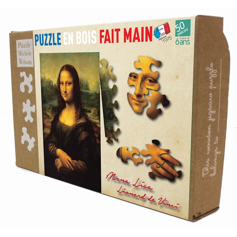 Puzzle Michèle Wilson - La joconde de léonard de vinci