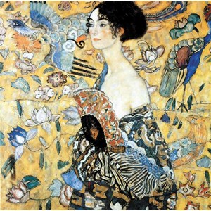 La dame à l'éventail de klimt