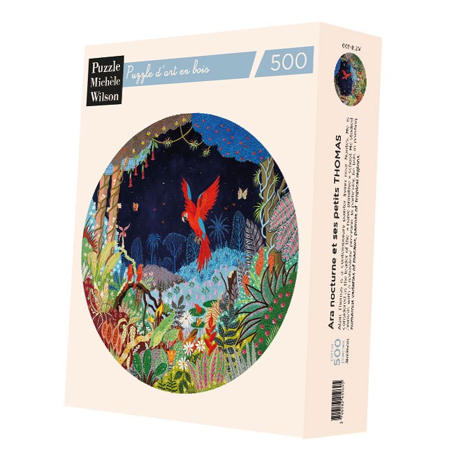 Puzzle Michèle Wilson - Ara nocturne et ses petits