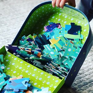 Ma valise puzzle dinosaures 104 pcs