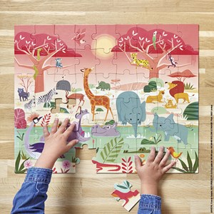 Puzzle réserve animalière 54 pcs