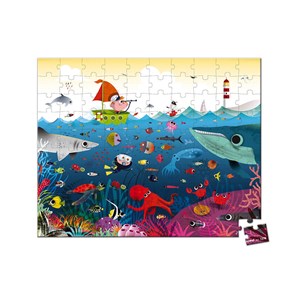Puzzle monde sous-marin 100 pcs