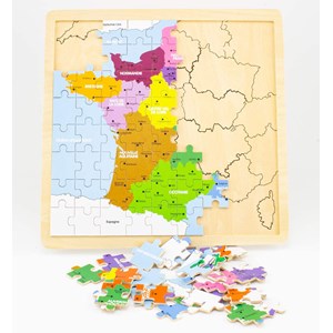 Puzzle carte de france les régions