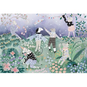 Fête au crépuscule de cécile metzger