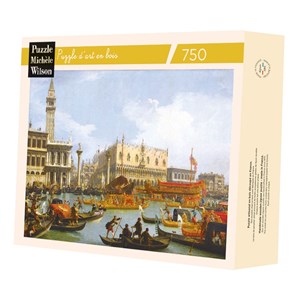 Le retour du bucentaure de canaletto