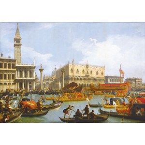 Le retour du bucentaure de canaletto