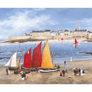Les remparts de saint-malo delacroix