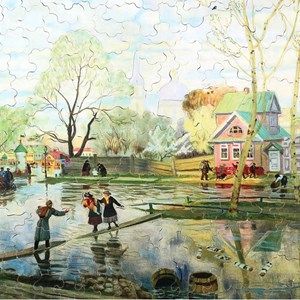 Printemps russe de kustodiev
