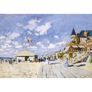 Sur les planches de trouville monet