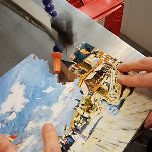 Sur les planches de trouville monet