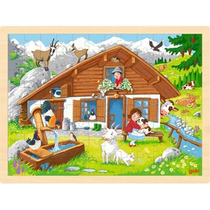 Puzzle sur l'alpage