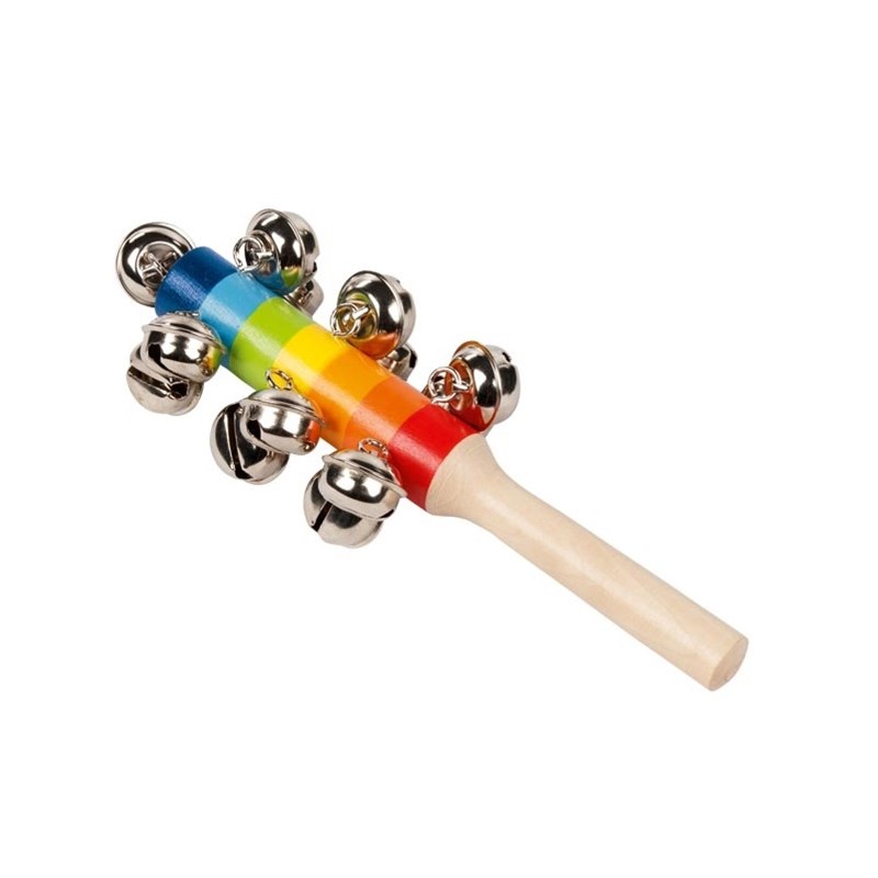 Goki - Bâton coloré avec 13 clochettes