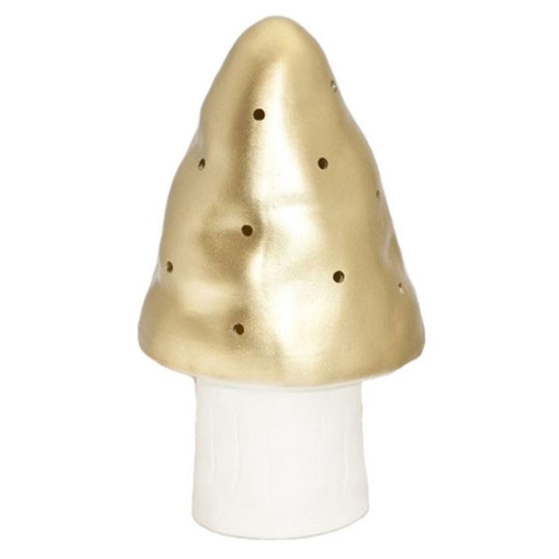 Egmont - Lampe petit champignon doré