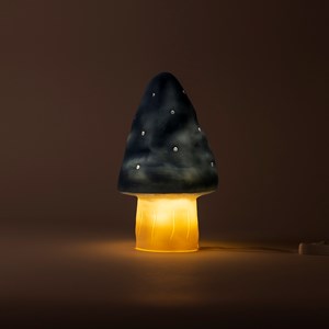 Lampe petit champignon bleu jeans