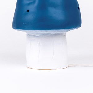Lampe petit champignon bleu jeans