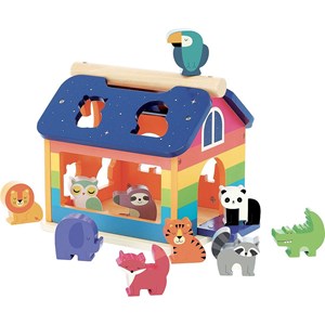 Maison des formes arc-en-ciel