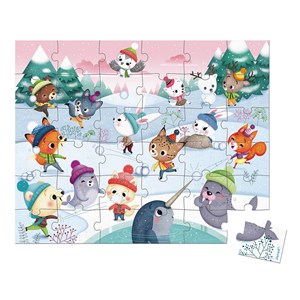 Puzzle bataille de boule de neige 36 pcs