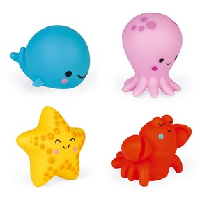 Gicleurs de bain animaux de la mer