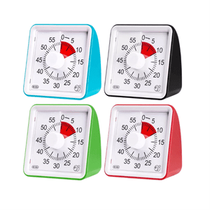 Timer silencieux compact rouge