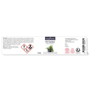 Pin cembro (pinus cembra) - huile essentielle bio - 5ml garantie chromacert® - c