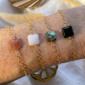Bracelet comète jade
