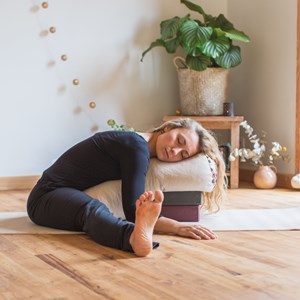 Coussin de yoga - bolster - amita