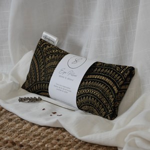 Coussin yeux lin lavande - aura