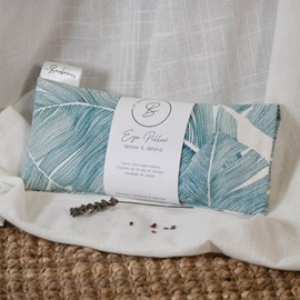 Coussin yeux lin lavande - amita