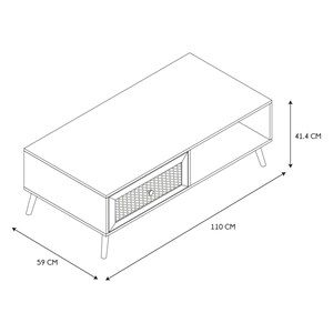 Table basse bali