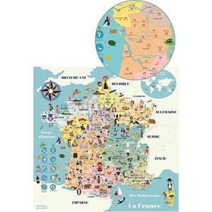 Carte de france magnétique ingela p. Ar