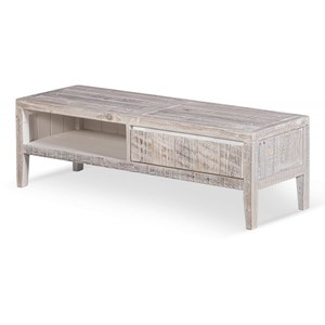 Meuble tv bois gris - cadélia décoration