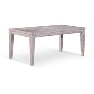 Table à manger bois gris 180x90x76cm -