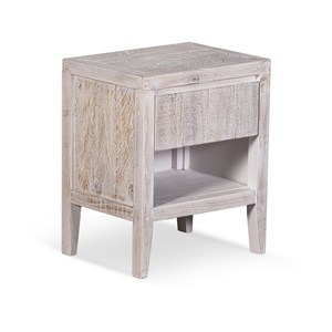 Table de chevet bois gris - cadélia