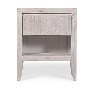 Table de chevet bois gris - cadélia