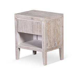 Table de chevet bois gris - cadélia