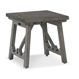 Table de chevet bois gris - cidalie