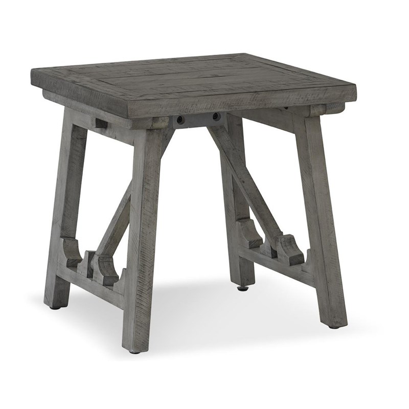 Table de chevet bois gris - cidalie