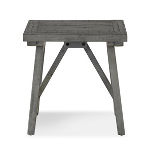 Table de chevet bois gris - cidalie