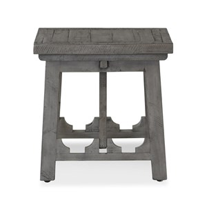 Table de chevet bois gris - cidalie