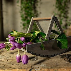 Panier de cueillette bois 53 cm