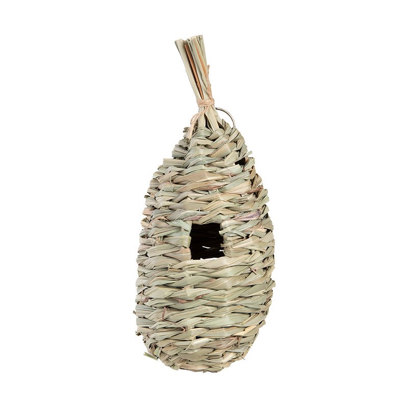 Esschert Design - Nichoir chaume mésange bleue 29 cm