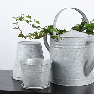 Pot de fleurs zinc 9 cm