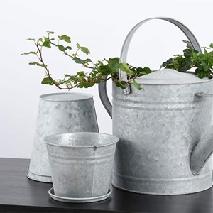 Pot de fleurs zinc 12 cm
