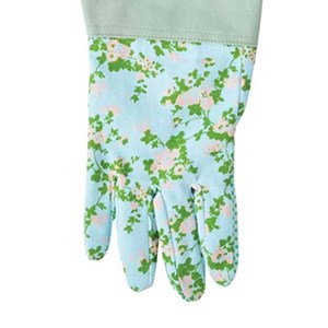 Gants de jardin longs imprimé roses