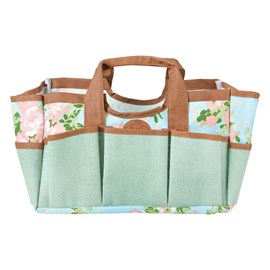 Sac outils de jardinage imprimé roses