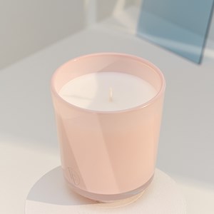 Bougie parfumée 40h rose pivoine