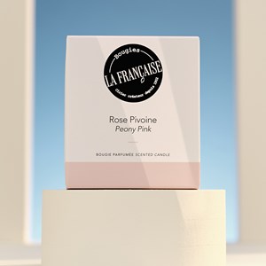 Bougie parfumée 40h rose pivoine