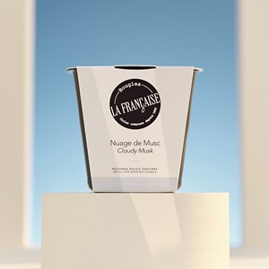 Recharge bougie parfumée nuage de musc