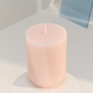 Bougie fumeur 45h rose pivoine