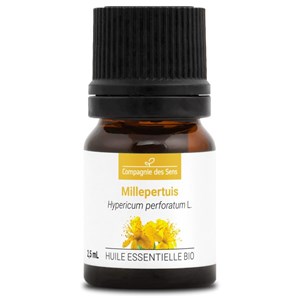 Millepertuis - huile essentielle bio - 5ml garantie chromacert® - chémotypée & i